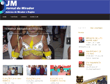 Tablet Screenshot of jornaldemirador.com.br